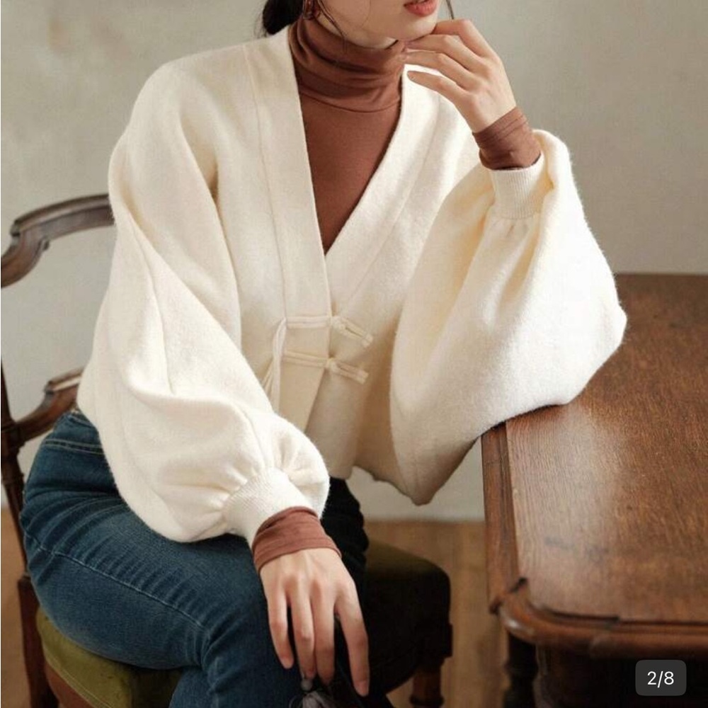 Lunar New Year Cream Sweater